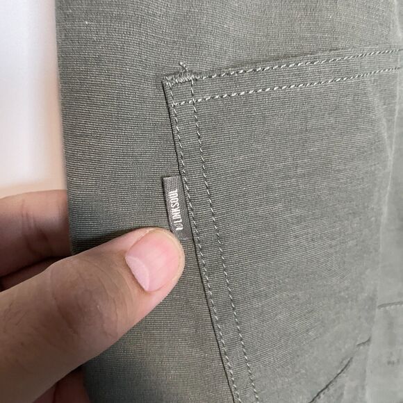 Linksoul Pants Mens 36 Green Golf Performance Stretch Chino Boardwalker 36x33 - Picture 5 of 11